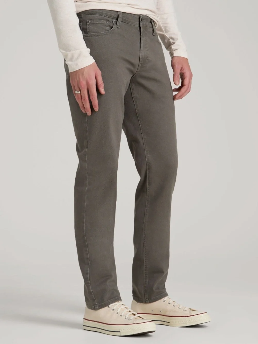 American Tall Carman Tapered Fit Colored Jeans for Tall Men in Sage Size 3232 /